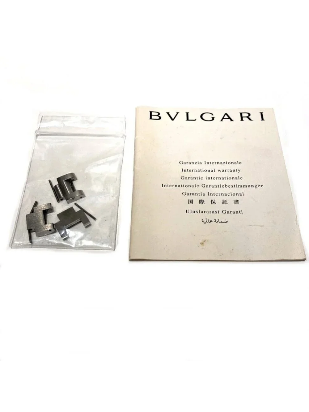 Bvlgari Rettangolo Watch SS Quartz White Dial